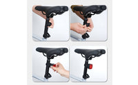 Bike Tail Lamp with Mounts Memory Mode Rear Lamp with USB Cable Super Bright for Cyclists, Road Bikers, Daily Commuting