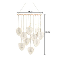 Foliage Macrame Wall Hanging Handmade Macrame Wall Hanging Sustainable