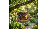 Bird Feeder with Basket Base Compact Hanging Bird Feeder Sturdy for Gardeners