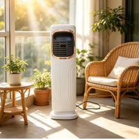 Air Ventilation Device Space-Saving Column Fan Remoteremotely-Operated Appliance for Homeowners, Renters, Bedroom, Living Room, Office