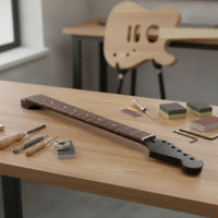 Maple Guitar Neck with Adjustable Neck Support Rod Rod for Luthier, Guitarists