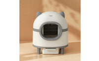 Large Capacity Smart Litter Box with App Control Easy to Maintain Self-Cleaning Cat Litter Box for Living Room, Apartment