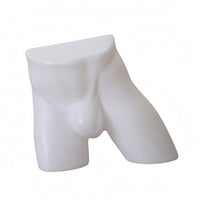 Men's Underwear Display Form Smooth Male Lower-Torso Mannequin Untextured Underwear Display Mannequin