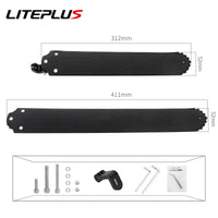 LITEPLUS折叠自行车挡泥板可卷伸缩泥除板适用大行风行改装配件