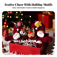 Knitting Kit, Handmade Christmas Gift, DIY Yarn Gloves