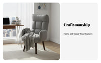 360-Degree Rotate Armchair High Spine Ergonomic Spineing Rotate Recliner Armchair Thick Padded Padding Luxuriously Soft