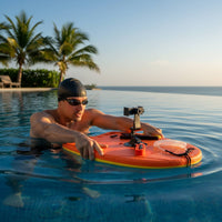 Swimming Follow Floating Board High Buoyancy Action Camera Swimming Mount Adjustable Waist Belt Buoyant Video Filming Base for Swimmers
