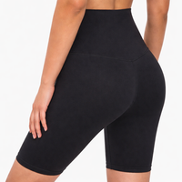 Running Shorts for Women with Butt Lifting Design and Elastic Waistband, Gym with 80% Nylon 20% Spandex for Cycling and Tennis