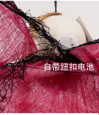 Halloween Witch Hanging Decoration with Sound and Light