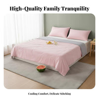 Cooling Summer Quilt Skin-Friendly Double-Sided Cooling Blanket Machine Washable
