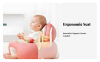 Inflatable Sit-up Training Chair Anti-Tip Design Infant Floor Seat for Infants
