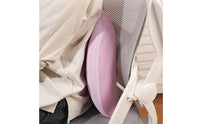 Memory Foam Cushion Rounded Edge Memory Foam Back Pillow Sleek Cover