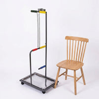 Large Parrot Stand with casters, Metal Multi-Perch Avian Stand for Large Bird, Indoor Pet Bird Stand with Washable Tray, portable activity Gym
