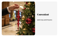 Crystal Raindrop Ornament Light-Reflecting Glass Icicle Ornament Elegant Design