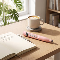 Rechargeable Presentation Controller with Telescopic Pointer Slim Presentation Pen with Laser Indicator Plug and Play Laser Pointer Controller Compact for Teachers, Classroom, Lecture