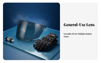 Helmet Visor Anti-Fog Face Visor Crisp Optics for Motorcyclists
