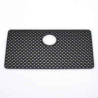 Silicone Sink Mat Heat Resistant Sink Mat with Drain Hole Safeguarding