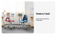 Rolling Desk Chair Certified Safety Gas Lift for Study Room, Students, Creatives