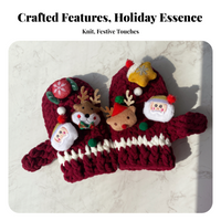 Knitting Kit, Handmade Christmas Gift, DIY Yarn Gloves