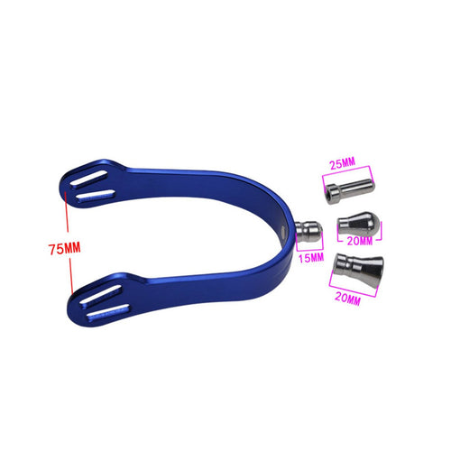 Aluminum Alloy Riding Aids Lightweight Interchangeable Head Riding Aids Smoothed Edges Equestrian Equipment for Equestrians