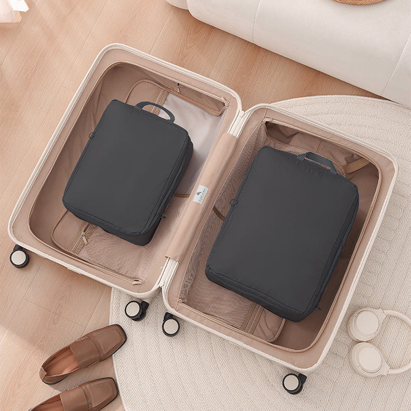 Black / Expandable Bag 2-pc
