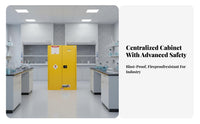 15 Gallon Harmful Material Cabinet Cabinet Heavy-Duty Construction for Homeowners, Factory, Factories, Workshops