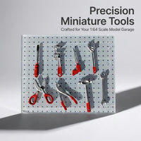 1:64 Diorama Garage Accessories, Maintenance Tool Diorama Garage for Collectors, Realistic Diorama Garage Accessories Kit