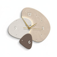 Modern Decorative Timepiece Silent Movement Irregular Shape Clock for Bedroom