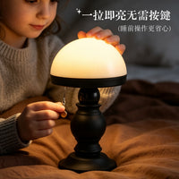 法式蘑菇台灯复古卧室床头柜装饰小夜灯桌面床头灯闺蜜生日礼物