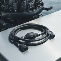 Marine Outboard Fuel Line with Primer Bulb 8 Mm Fuel Line Assembly with Primer Bulb for Boat Owners