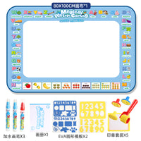 Magic Water Drawing Mat for Kids, Reusable Water Painting Board, Colorful Doodle Mat