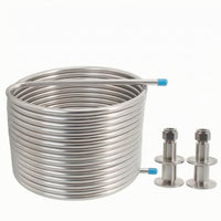 Stainless Steel HERMS Coil Sanitary Heat Exchange Coil for Homebrewers, Mash Control, Hot Liquor Tank