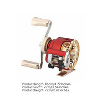 Small-Shape Line Fishing Reel Openwork Spool Automatic Fishing Reel Metal Frame