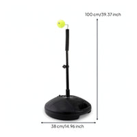 Tennis Training Device with Weighted Base Deflector Tennis Rebounder Stable for Backyard