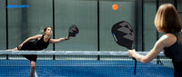 6.7m 22ft Pickleball Net with Iron Pipe, Outdoor Tennis Six-Wheel Portable