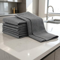 Nanoscale Microfiber Cleaning Cloth and Microfibre Cloth, High Absorbency Cleaning Cloths for Glass, Reusable Multi-Surface Wipes