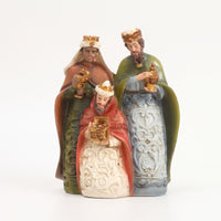 Christmas Three Wise Men Figurine Religious Three Kings Figurines Resin Wise Men Figurines Holiday for Shelf, Bookcase