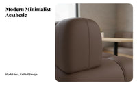 Adaptable Design Upholstered Banquette Sofa Comfortable Upholstery Armchair-Less Settee Modern aesthetic Booth Seating Space-Saving for Business Owners, Restaurant Managers, Interior Designers