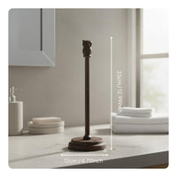 Cast Iron Paper Towel Holder Nordic Style Reptilian Kitchen Roll Stand Animal Themed Paper Towel Dispenser