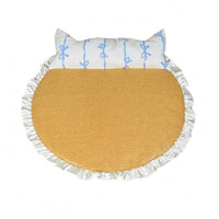 Cooling Feline Bed Low-Profile Pet Bedding Soft