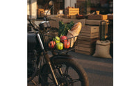 Front Storage Carrier Sturdy Duty Motorbike Storage Carrier Openwork Design