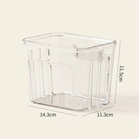 Kitchen Countertop Organizer for Pantry Storage, Transparent Rectangular Wall Holder for Students and Organizers