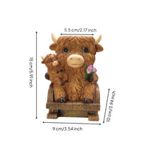 Character Planter Resin Flower Pot Compact for Desk