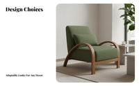 3 Pieces 2 Armchairs and 1 Side Table Wabi-Sabi Aesthetic Conversation Set Textured Upholstery Comfy for Readers, Adults, Cafe
