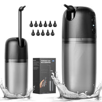 Electric Ear Cleaner with Ear Spoon Set, Black, ABS+PC+Silicon