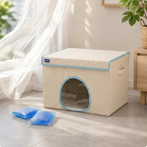 Cooling Feline House Aluminum-Film Pet Furniture Top Lid