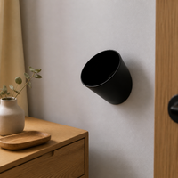 Individual Wall Storage Cups, Small Item Holder for Kitchen, Minimalist PP Key Holder, 1L Capacity, 32g
