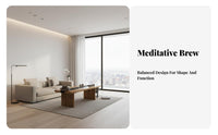 infusion Table with Integrated water display Modern Chinese & design Home Furnishing Circulating Water Feature for Homeowners, Adults, Meditation Space, Gatherings