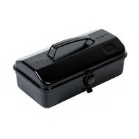 Metal Heavy Duty Metal Foldable Handle Portable Tool Chest for DIY Enthusiasts, Car