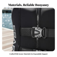Lightweight and Comfortable Adult Life Jacket Long-Lasting Construction High Buoyancy Safety Vest Ergonomic Design for Boating, Kayaking